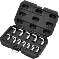 Draper 12 Piece 3/8" Drive Flexible Crowfoot Socket Wrench Set 3/8"