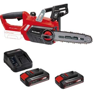 Einhell GE-LC 18 Li 18v Cordless Chainsaw 250mm 2 x 2.5ah Li-ion Battery Charger