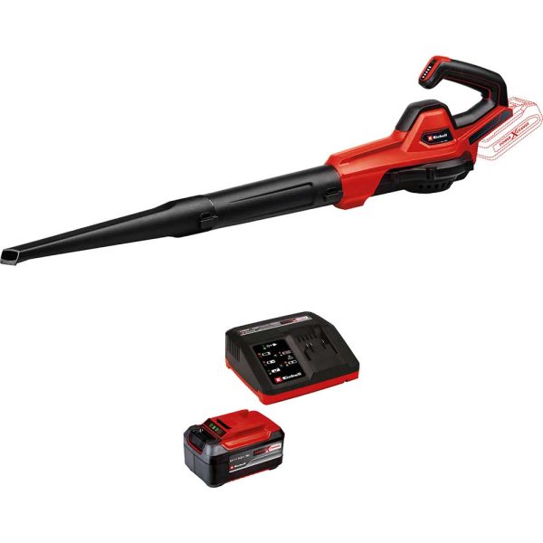 Einhell GE-UB 18/250 Li E 18v Cordless 3 Piece Pipe Garden Leaf and Workshop Blower 1 x 5.2ah Li-ion Battery Charger
