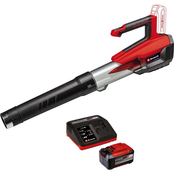 Einhell Professional GE-LB 18/200 Li E 18v Cordless Brushless Axial Leaf Blower 1 x 5.2ah Li-ion Battery Charger