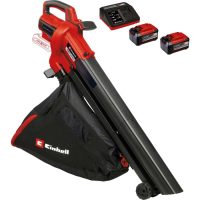 Einhell VENTURRO 18/210 18v Cordless Brushless Leaf Blower and Vacuum 2 x 5.2ah Li-ion Battery Charger