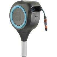 Gardena Freestanding Automatic Roll Up Retractable Hose Reel