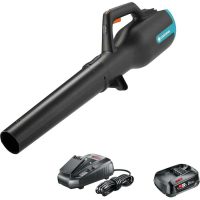 Gardena POWERJET P4A 18v Cordless Garden Leaf Blower 1 x 2.5ah Li-ion Battery Charger