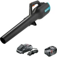 Gardena POWERJET P4A 18v Cordless Garden Leaf Blower 1 x 4ah Li-ion Battery Charger