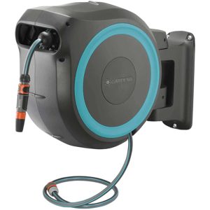 Gardena Wall Mounted Automatic Roll Up Retractable Hose Reel 1/2" / 12.5mm 25m
