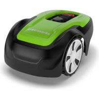 Greenworks 24v Cordless Robotic Lawnmower 300m2 1 x 2ah Integrated Li-ion Battery Charger