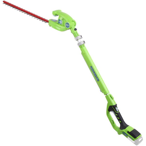 Greenworks G24PH51 24v Cordless Long Hedge Trimmer 510mm No Batteries No Battery Charger