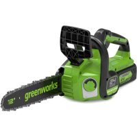 Greenworks GD24CS30 24v Cordless Brushless Chainsaw 300mm