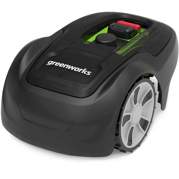 Greenworks OPTIMOW 5 24v Cordless Robotic Lawnmower 1 x 2ah Integrated Li-ion Battery Charger