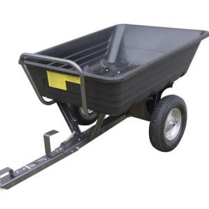 Handy 650lb Poly Body Towed Dump Cart