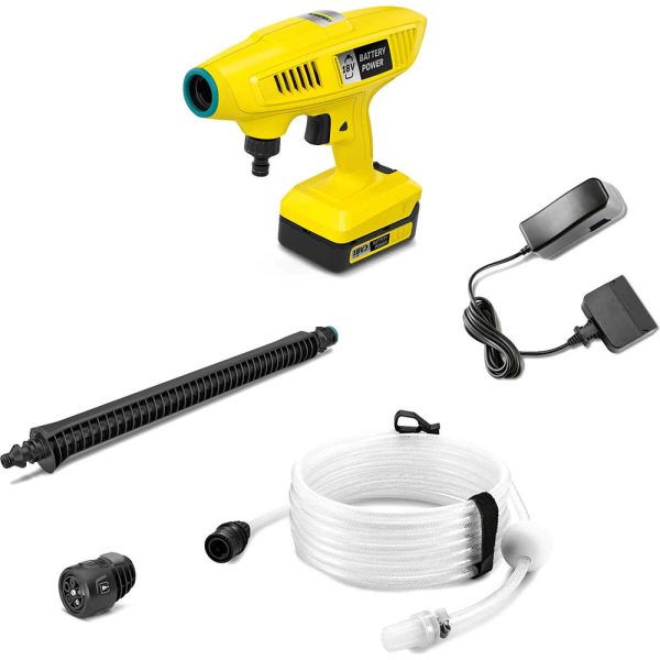 Karcher KHB 4-18 PLUS 18v Cordless Handheld Pressure Washer 21 Bar 1 x 2.5ah Li-ion Battery Charger