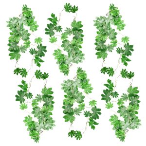 Leaf Design 6 x 110cm Artificial Hanging Trailing Aralia Plant