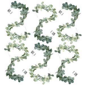 Leaf Design 6 x 150cm Artificial Hanging Trailing Evergreen Plant