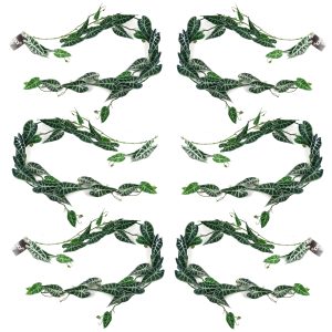 Leaf Design 6 x 180cm Artificial Hanging Trailing Amazonica Plant