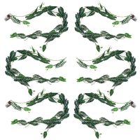 Leaf Design 6 x 180cm Artificial Hanging Trailing Amazonica Plant