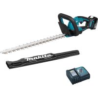 Makita DUH506 18v LXT Cordless Brushless Hedge Trimmer 500mm 1 x 5ah Li-ion Battery Charger