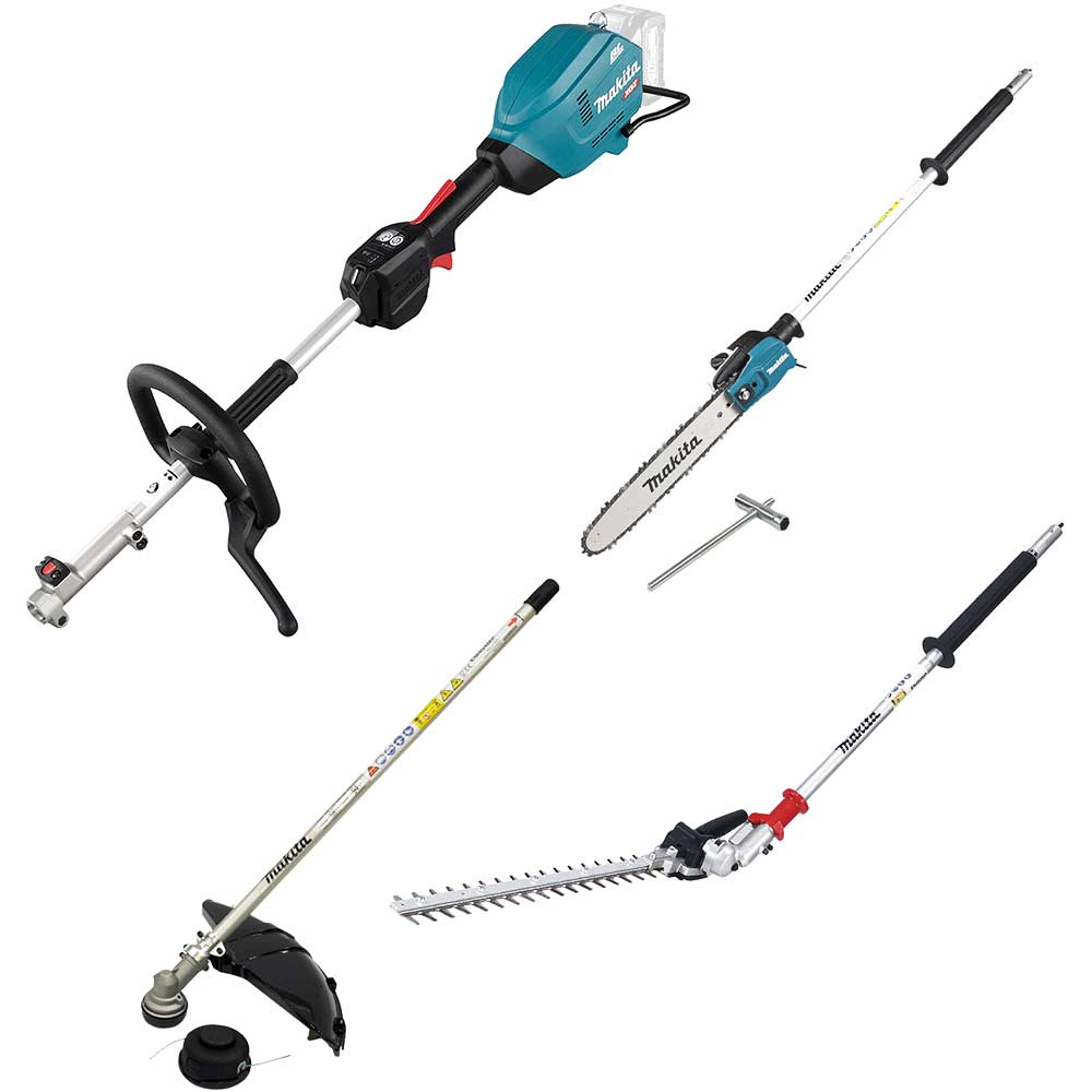 Makita UX01G 40v Max XGT Cordless Brushless Split Shaft Garden Multi Tool Set No Batteries No Battery Charger