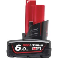 Milwaukee M12 B6 12v Cordless Li-ion Battery 6ah 6ah
