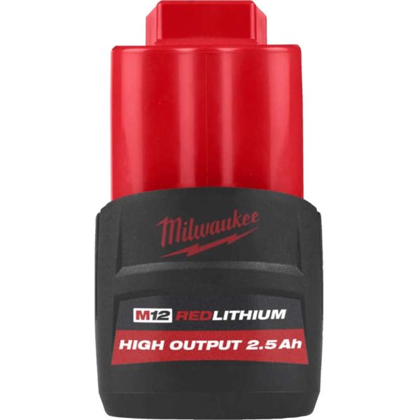 Milwaukee M12 HB2.5 12v Cordless High Output Li-ion Battery 2.5ah 2.5ah