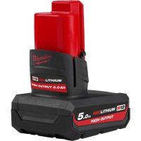 Milwaukee M12 HB5 12v Cordless High Output Li-ion Battery 5ah 5ah