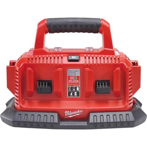 Milwaukee M1418 C6 18v 6 Bay Multi Battery Charger 110v