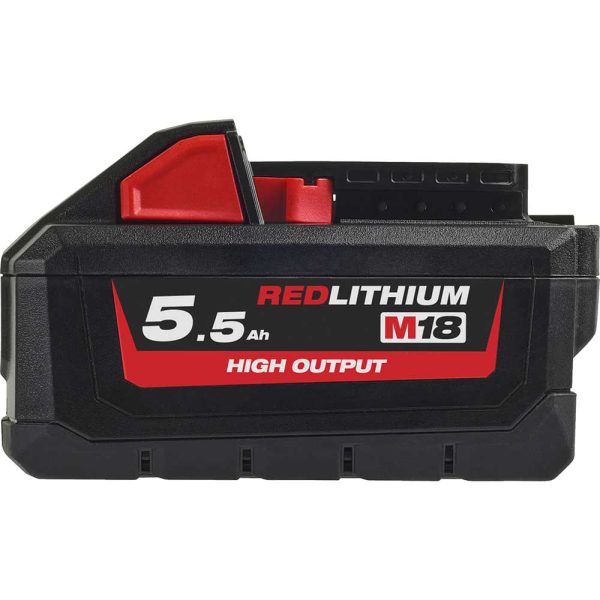 Milwaukee M18 HB5.5 18v Cordless High Output Li-ion Battery 5.5ah 5.5ah