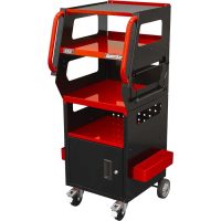Sealey 4 Level Workshop Diagnostics Trolley Red / Black
