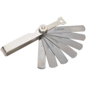 Sealey 7 Blade Spark Plug Feeler Gauge Tool Metric