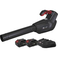 Sealey CP40VB Twin 20v Cordless Leaf Blower 2 x 4ah Li-ion Battery Charger