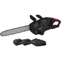 Sealey CP40VCS Twin 20v Cordless Chainsaw 350mm 2 x 4ah Li-ion Battery Charger