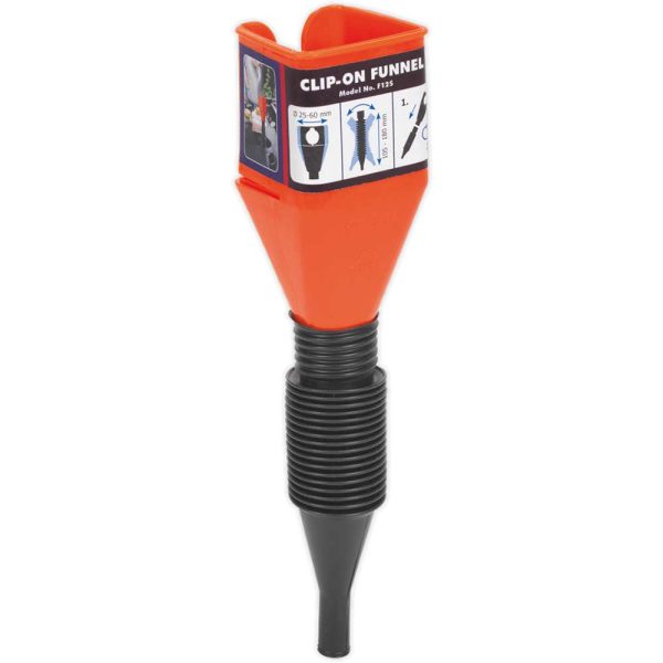 Sealey Clip On Funnel and Flexible Spout