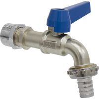 Sealey Nickel Plated Brass Drum Tap and BSP Thread Adaptor