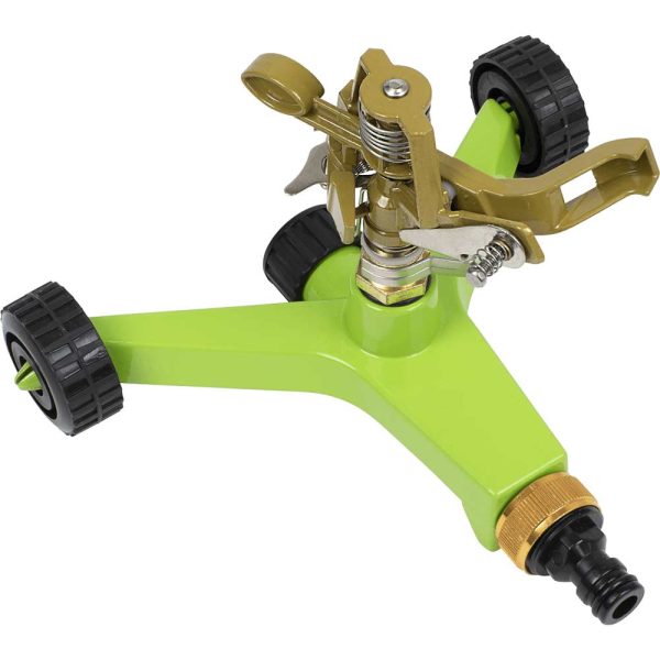 Sealey Pulsating Garden Sprinkler and Metal Wheeled Base