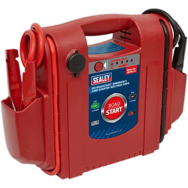 Sealey RS102 RoadStart Emergency Jump Starter and Power Pack 12v