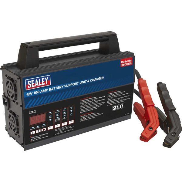 Sealey Schumacher BSCU170 Battery Support Unit and Charger 12v