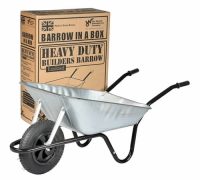 The Walsall Easiload 85L Builders Barrow in Box - Pneumatic - BEASGVP