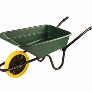 The Walsall Shire Multi-purpose 90L Barrow in a Box - Green - Puncture Proof - BSHGPP
