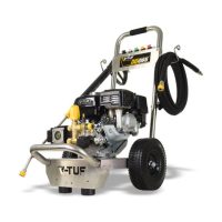 V-TUF V-TUF DD065 160Bar 13.2L/Min 6.5HP Honda Engine Petrol Pressure Washer - 410mm Surface Cleaner, Turbo Nozzle & 5L D-GREEN