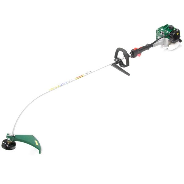 Webb WELT26 Petrol Curved Shaft Grass Trimmer 250mm FREE 2 Stroke Oil Worth £5