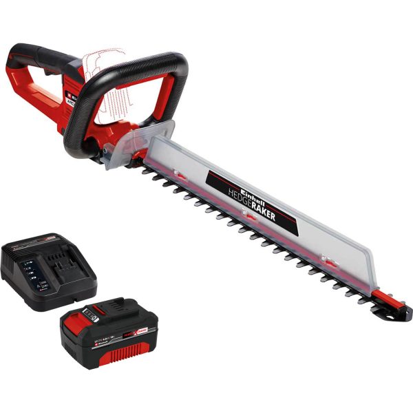 Einhell ARCURRA 18/55 18v Cordless Hedge Trimmer 550mm 1 x 4ah Li-ion Charger