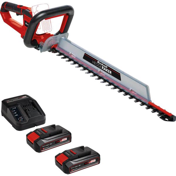 Einhell GE-CH 18/60 Li 18v Cordless Hedge Trimmer 600mm 2 x 2.5ah Li-ion Charger
