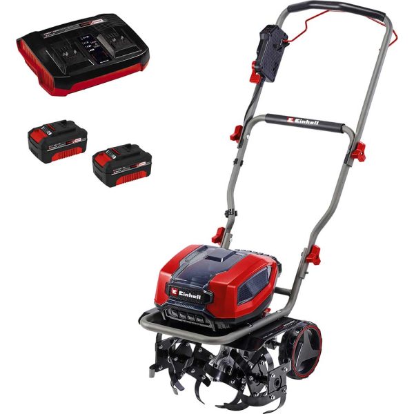 Einhell Professional GP-CR 36/45 Li E BL 36v Cordless Brushless Tiller 450mm 2 x 4ah Li-ion Twin or Dual Battery Charger