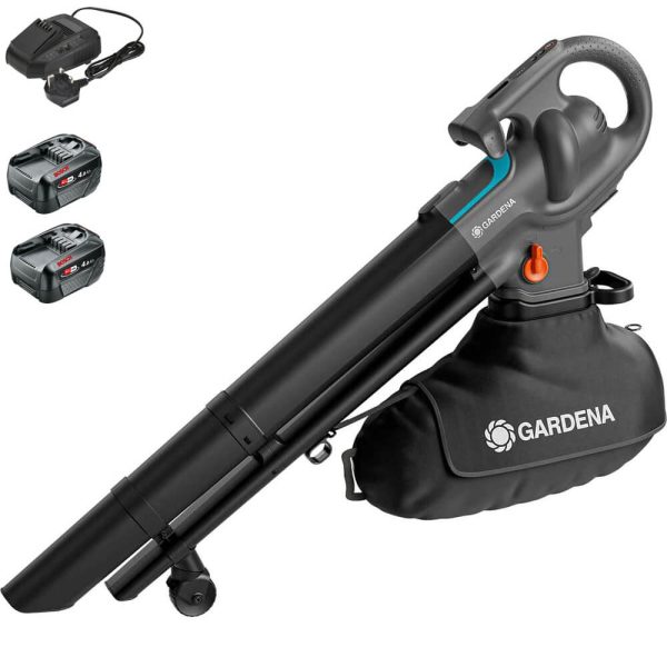 Gardena POWERJETCOLLECT P4A 18v Cordless Garden Leaf Blower and Vacuum