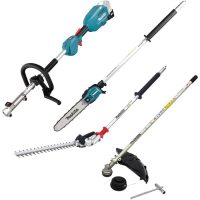 Makita DUX18 18v LXT Cordless Brushless Split Shaft Garden Multi Tool Set No Batteries No Battery Charger