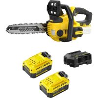 Stanley Fatmax V20 SFMCCS630 18v Cordless Chainsaw 300mm 2 x 4ah Li-ion Battery Charger