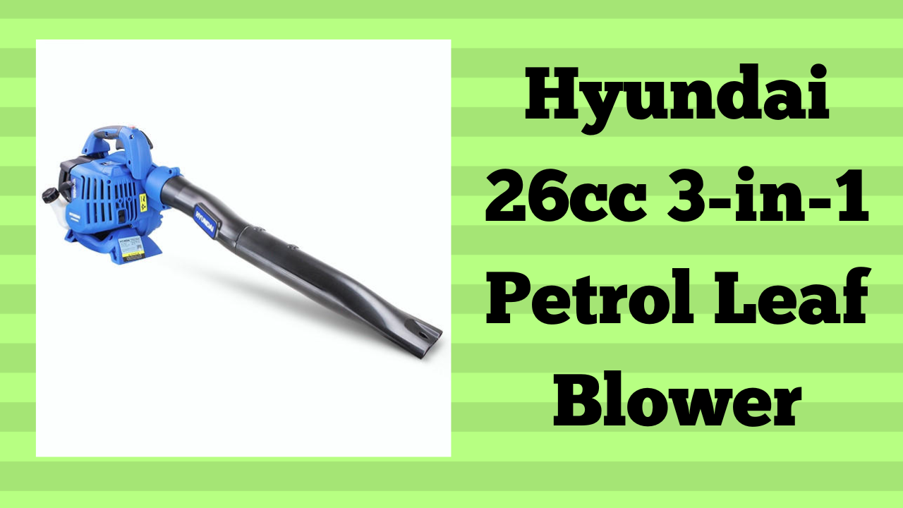 Hyundai 26cc 3-in-1 Petrol Leaf Blower
