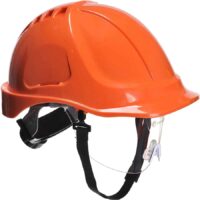Portwest Endurance Plus Safety Helmet and Visor Orange