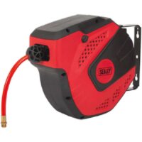 Sealey Auto Rewind Control Air Line Hose Reel 10mm 10m