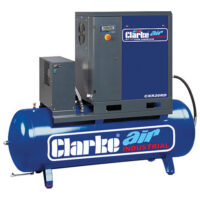 Clarke Clarke CXR20RD 65.3cfm 500 Litre 20HP Industrial Screw Compressor with Air Receiver & Dryer (400V)
