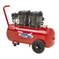 Clarke Clarke Shhh Air 100/50 3.53cfm 50 Litre 0.92HP Quiet Run Compressor (230V)